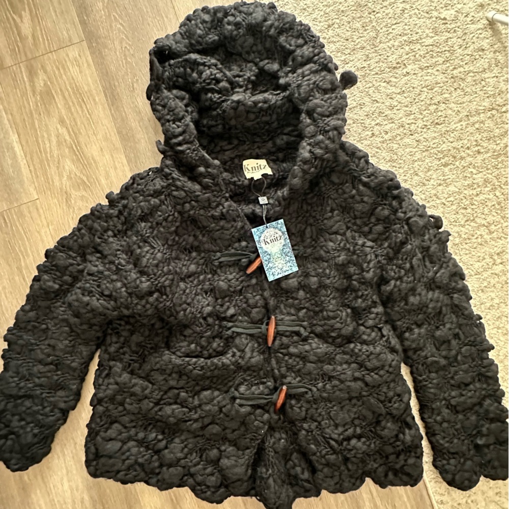 For Love And Lemons Knitz Jacket with hood